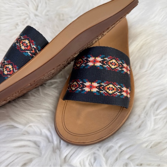 Pendleton Carico Lake Slide Leather Southwest Print - Picture 3 of 8